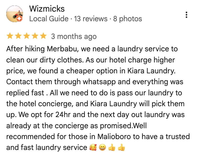 Reviews laundry express jogja google maps